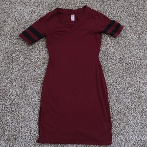 Red T-Shirt Dress